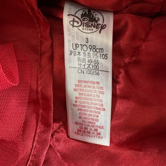 Disney Store Minnie Mouse Dress Sz 3 Snowflakes Stars Christmas Holiday Classic - Picture 9 of 16